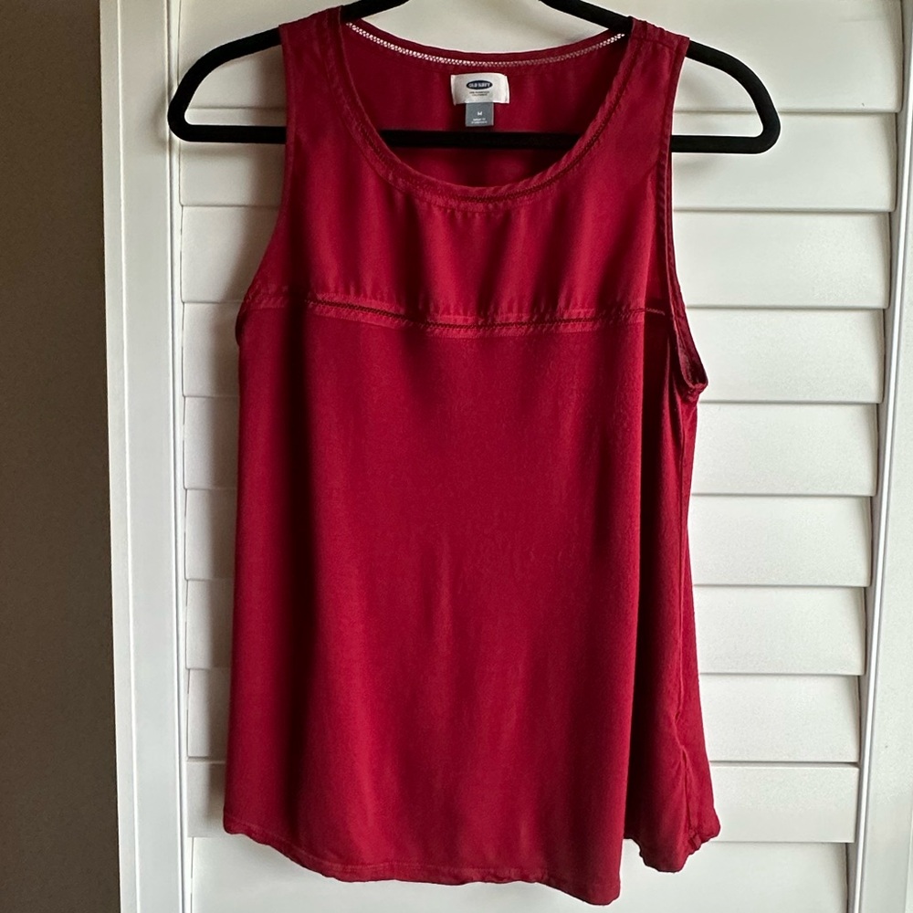 Old Navy Deep Red Tank Top